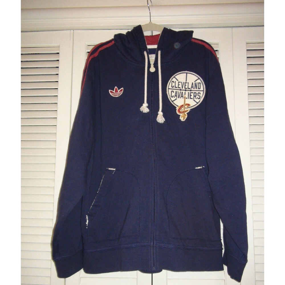 NWOT NBA Adidas Cleveland Cavaliers Fleece Hooded Jacket
